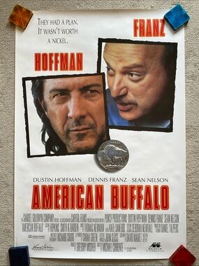 Vintage 1995 American Buffalo Movie Poster